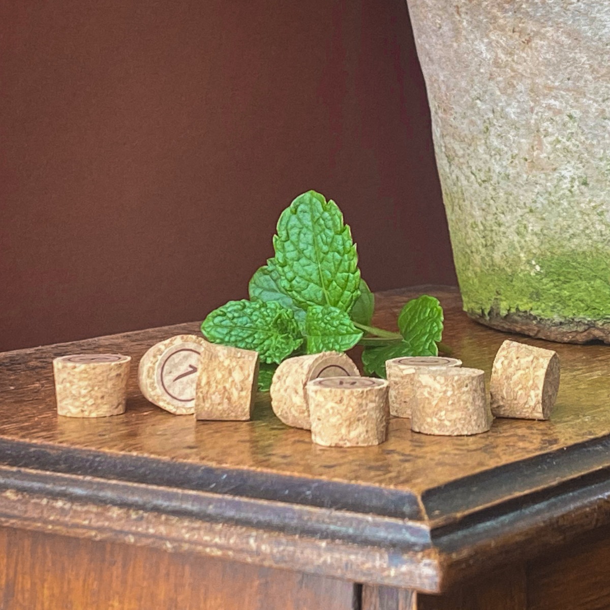 Kurkjes, 8 stuks genummerd